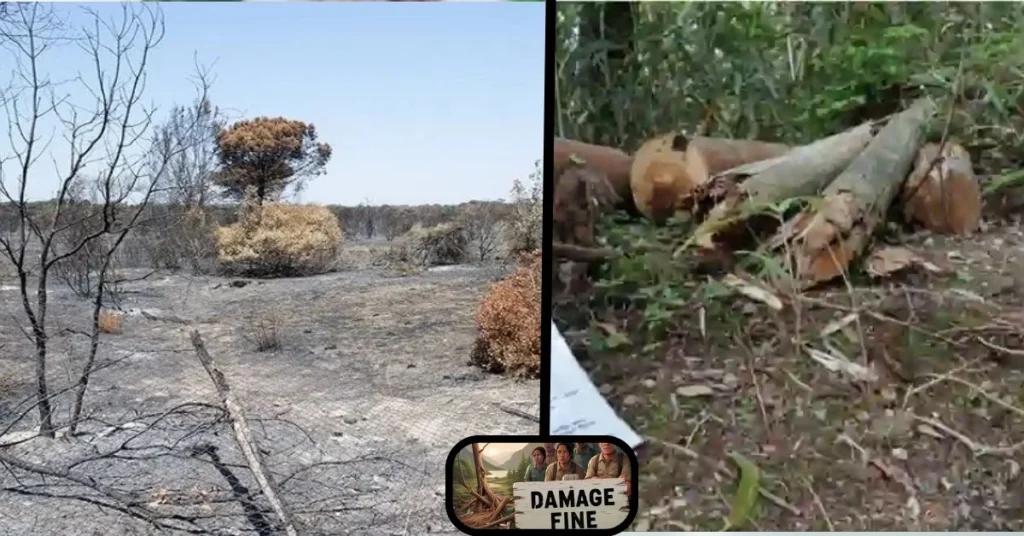 Avista National Park Damage Fine