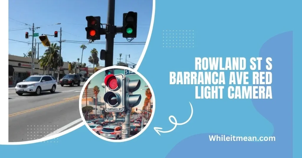 Rowland St S Barranca Ave Red Light Camera